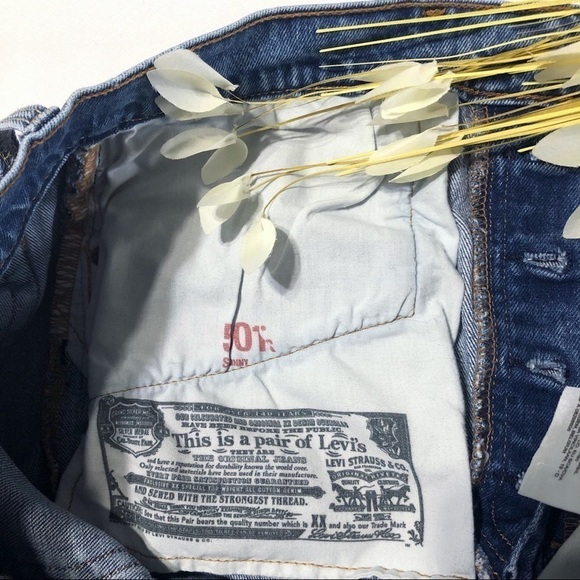 LEVI’S 501 Distressed Skinny - Picture 6 of 8